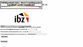 What Infovisa.ibz.be website looked like in 2022 (1 year ago)