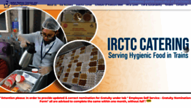 What Irctc.com website looked like in 2022 (1 year ago)