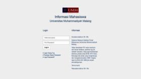 What Infokhs.umm.ac.id website looked like in 2022 (1 year ago)
