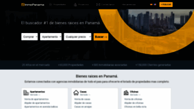 What Inmopanama.com website looked like in 2022 (1 year ago)