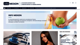 What Infomedizin.de website looked like in 2022 (1 year ago)
