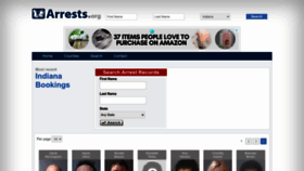What Indiana.arrests.org website looked like in 2022 (3 years ago)