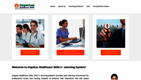 What Ihsnursing.com website looked like in 2022 (1 year ago)