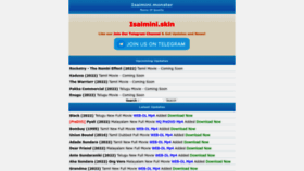 What Isaimini.monster website looked like in 2022 (1 year ago)