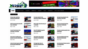 What Iptvsat.com website looked like in 2022 (1 year ago)