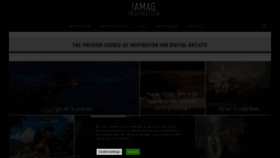 What Iamag.co website looked like in 2022 (1 year ago)