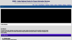 What Incois.gov.in website looked like in 2022 (3 years ago)