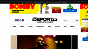 What Ireport.cz website looked like in 2022 (1 year ago)