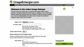 What Imageenlarger.com website looked like in 2022 (1 year ago)