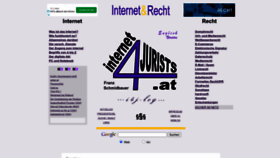 What Internet4jurists.at website looked like in 2022 (1 year ago)