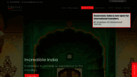 What India-tours.com website looked like in 2022 (1 year ago)