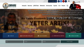 What Izmirbarosu.org.tr website looked like in 2022 (1 year ago)
