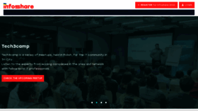 What Infoshare.pl website looked like in 2022 (1 year ago)
