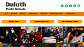 What Isd709.org website looked like in 2022 (4 years ago)