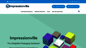 What Impressionville.com website looked like in 2022 (1 year ago)
