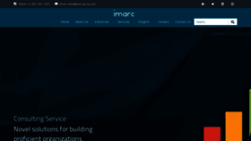 What Imarcgroup.com website looked like in 2022 (1 year ago)