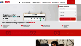 What Ieltsidpindia.com website looked like in 2022 (1 year ago)