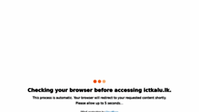 What Ictkalu.lk website looked like in 2022 (1 year ago)