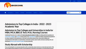 What Indiastudychannel.com website looked like in 2022 (1 year ago)