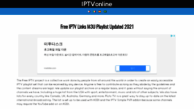 What Iptv-online.org website looked like in 2022 (1 year ago)