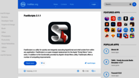 What Insmac.org website looked like in 2022 (2 years ago)