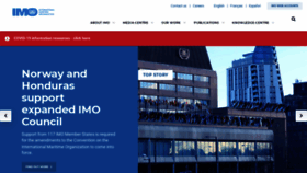 What Imo.org website looked like in 2022 (1 year ago)