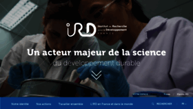 What Ird.fr website looked like in 2022 (1 year ago)