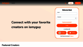 What Ismyguy.com website looked like in 2022 (1 year ago)