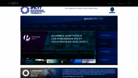 What Ipicyt.edu.mx website looked like in 2022 (1 year ago)