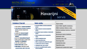 What Instalace-charvat.cz website looked like in 2022 (1 year ago)