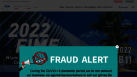 What Intcomedical.com website looked like in 2022 (2 years ago)