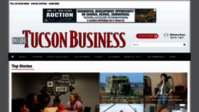 What Insidetucsonbusiness.com website looked like in 2022 (1 year ago)