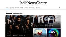 What Indianewscenter.com website looked like in 2022 (1 year ago)