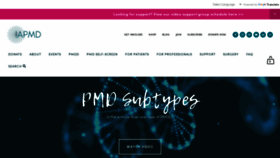 What Iapmd.org website looked like in 2022 (1 year ago)