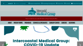What Intercoastalmedical.com website looked like in 2022 (1 year ago)