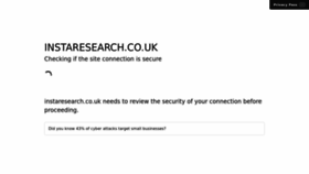 What Instaresearch.co.uk website looked like in 2022 (1 year ago)