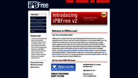 What Ipbfree.com website looked like in 2022 (1 year ago)