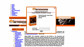 What Isteroids.com website looked like in 2022 (1 year ago)
