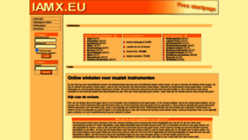 What Iamx.eu website looked like in 2022 (1 year ago)