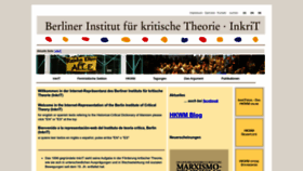What Inkrit.de website looked like in 2022 (1 year ago)
