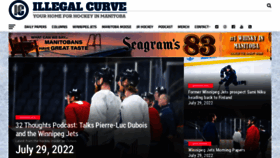 What Illegalcurve.com website looked like in 2022 (1 year ago)