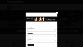 What Ididitinc.com website looked like in 2022 (1 year ago)