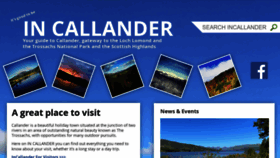 What Incallander.co.uk website looked like in 2022 (1 year ago)