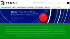 What Itea3.org website looked like in 2022 (1 year ago)