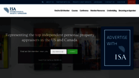 What Isa-appraisers.org website looked like in 2022 (3 years ago)