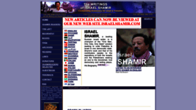 What Israelshamir.net website looked like in 2022 (1 year ago)