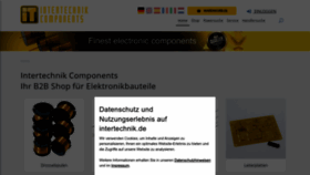What Intertechnik.de website looked like in 2022 (1 year ago)