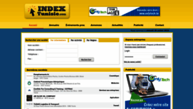 What Index-tunisie.com website looked like in 2022 (1 year ago)
