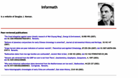 What Informath.org website looked like in 2022 (1 year ago)
