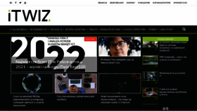 What Itwiz.pl website looked like in 2022 (1 year ago)